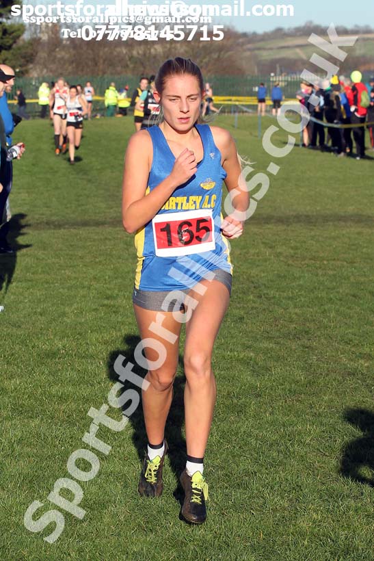 Senior womens 2020 Birtley Cross Country Relay, County Durham.  Photo: David T. Hewitson/Sports for All Pics